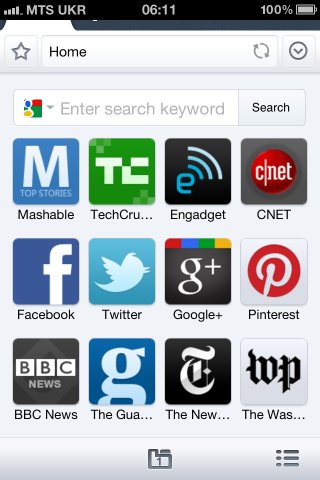  Maxthon для iPhone 