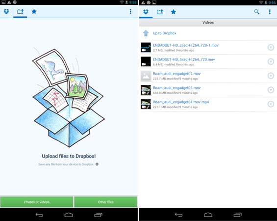 Dropbox 2.1.9 для Android