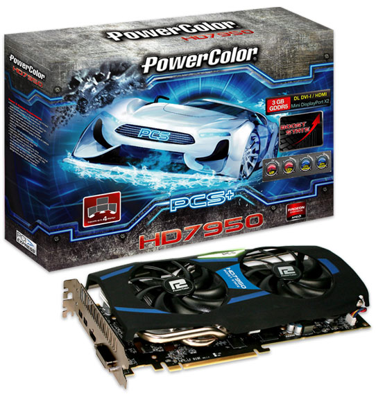  PowerColor PCS+ Radeon HD 7950 3GB GDDR5 Boost State 