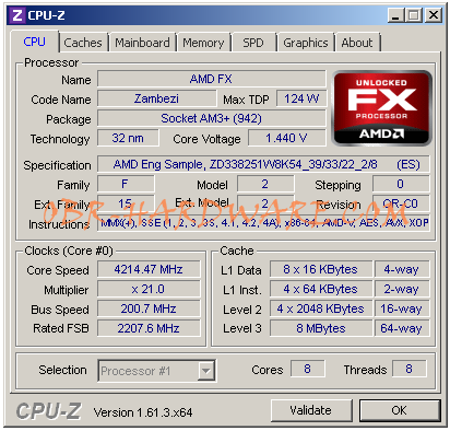  AMD FX-8350 (Vishera) vs. FX-8150 (Zambezi) 