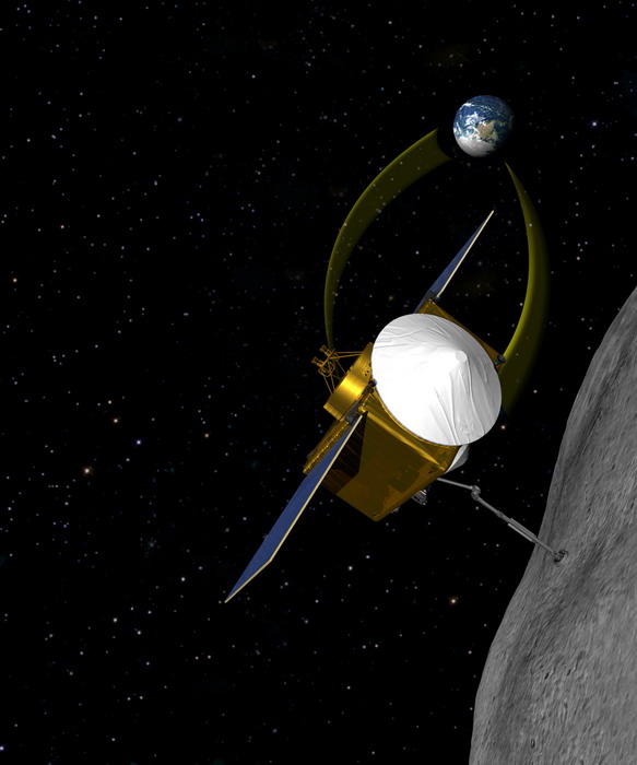 Зонд OSIRIS-REx глазами художника Зонд OSIRIS-REx глазами художника
