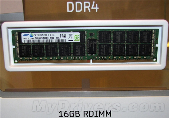 IDF 2012: Samsung показала модуль памяти DDR4-2133 16 Гбайт