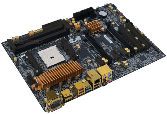  ECS представила «позолоченную» плату A85F2-A Deluxe для чипов Trinity 