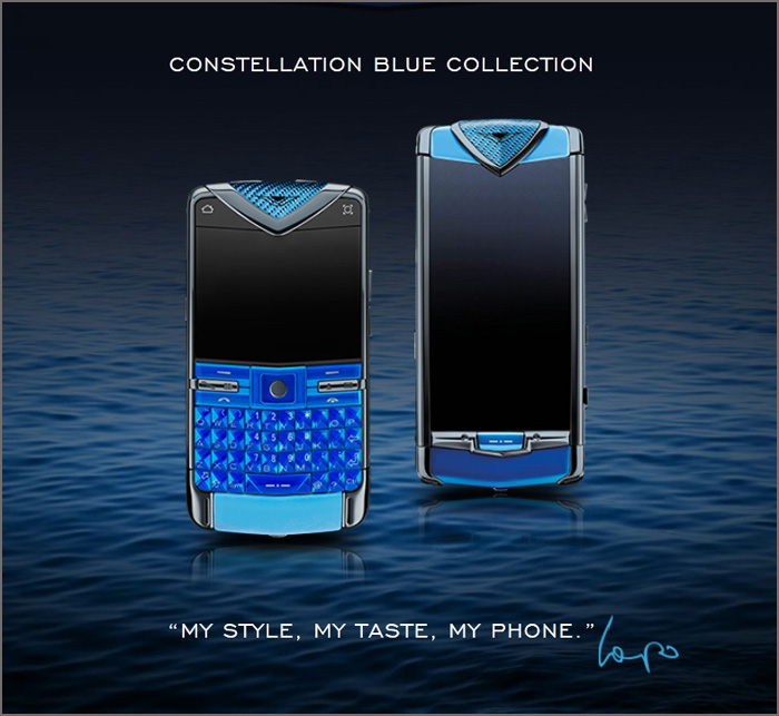  Vertu Constellation Blue Collection 