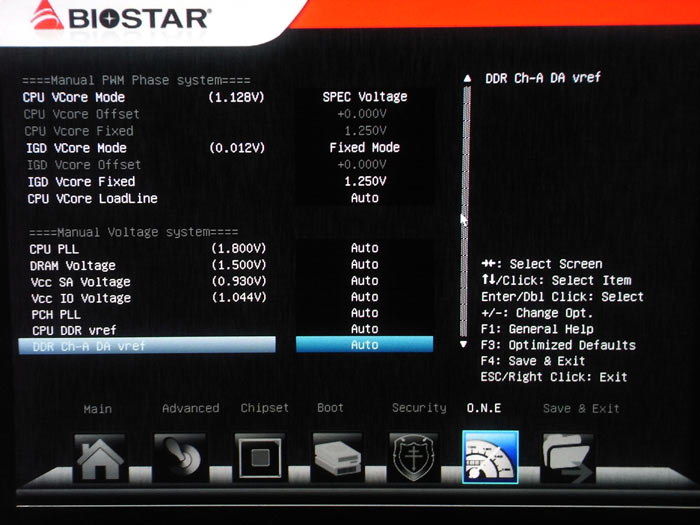 Biostar Hi-Fi Z77X  настройки разгона 2