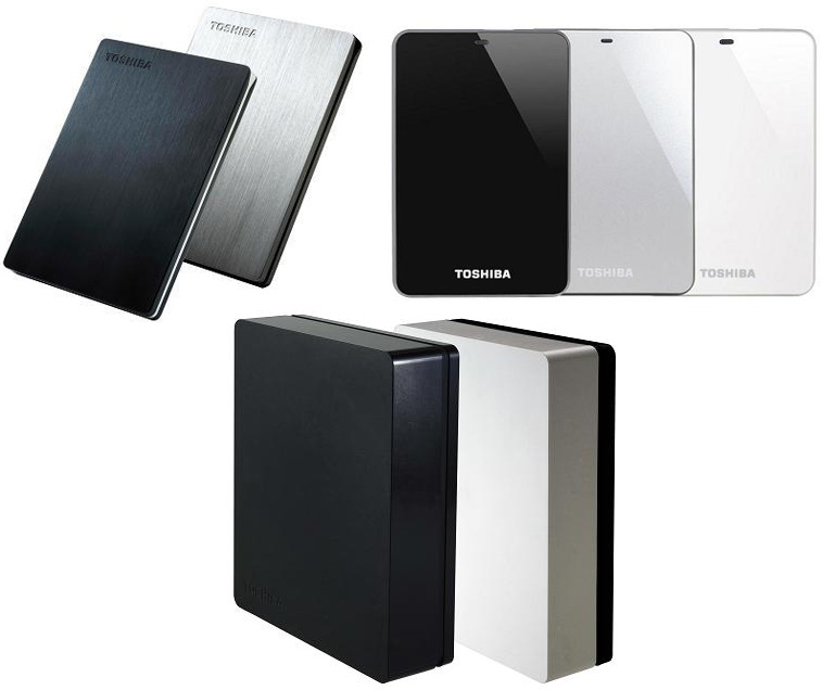  Toshiba New Canvio Series HDDs 