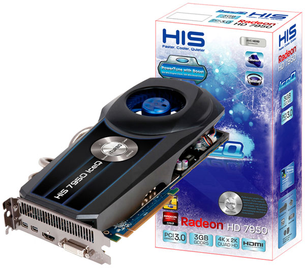 HIS Radeon HD 7950 IceQ Boost Clock 3GB GDDR5