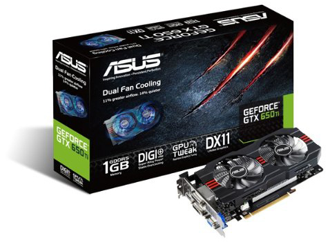  ASUS GeForce GTX 650 Ti Dual Fan 