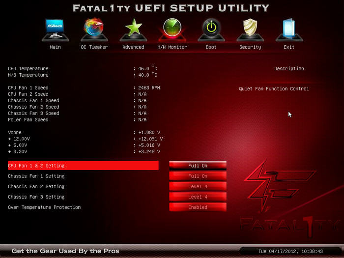  ASRock Fatal1ty X79 Champion системный мониторинг 1 