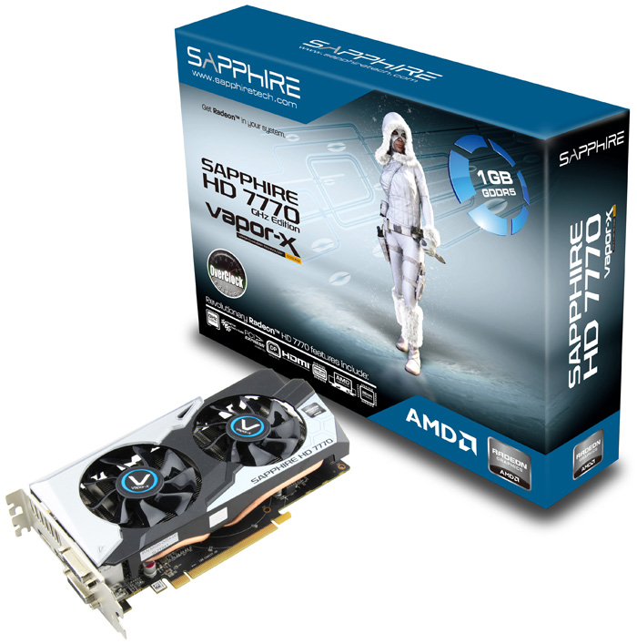  Sapphire Radeon HD 7770 Vapor-X OC Edition 