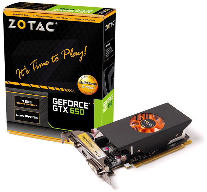  ZOTAC GeForce GTX 650 LP 