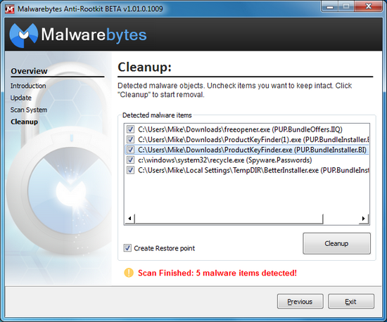 1 stop beta spyware window