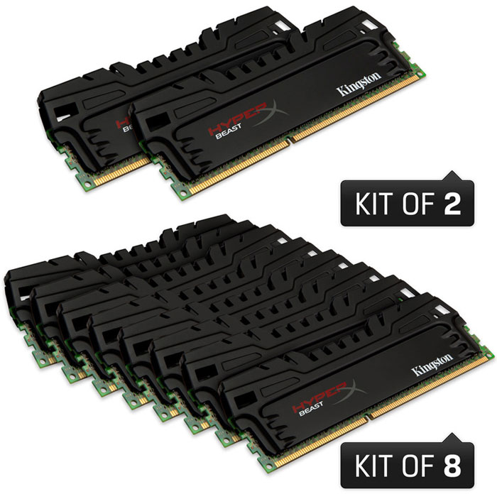  Kingston HyperX Beast Series DDR3 Memory Kits 