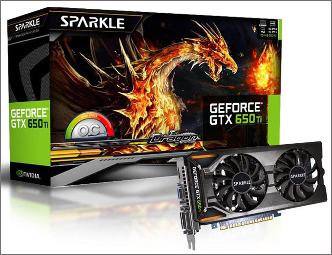  SPARKLE GeForce GTX 650 Ti OC DF 1024MB GDDR5 