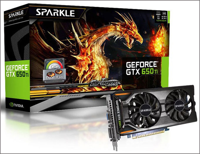  SPARKLE GeForce GTX 650 Ti SOC DF 1024MB GDDR5 
