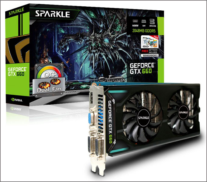  SPARKLE GeForce GTX 660 OC DF 2048MB GDDR5 