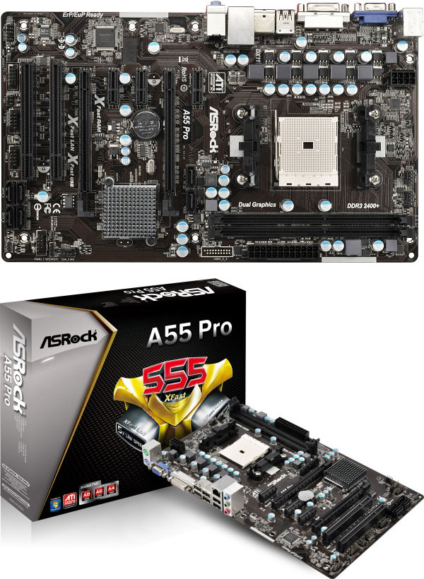 Asrock a55m hvs какие процессоры поддерживает