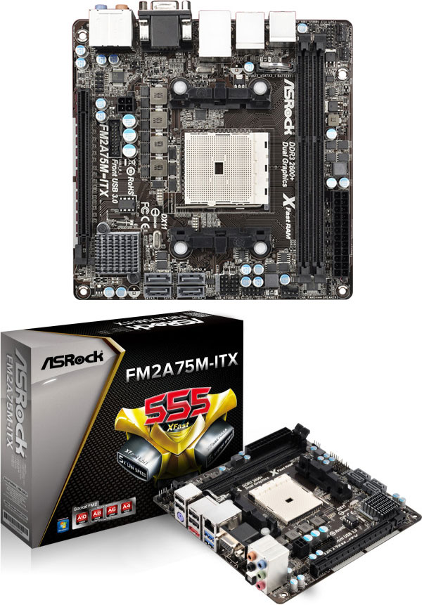 Asrock fm2a75m hd обзор