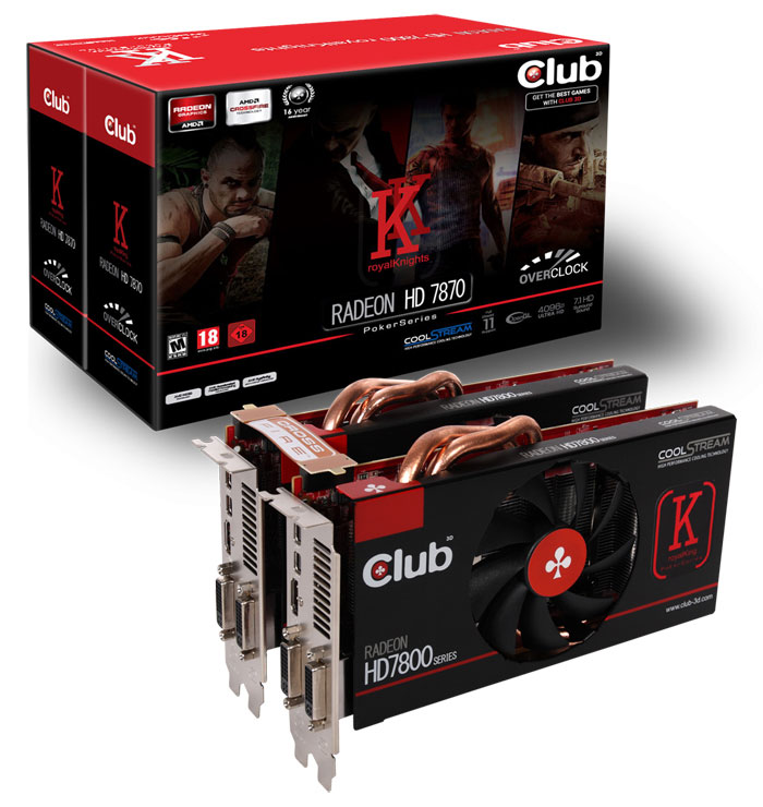 Club 3D Radeon HD 7870 royalKnights Club 3D Radeon HD 7870 royalKnights