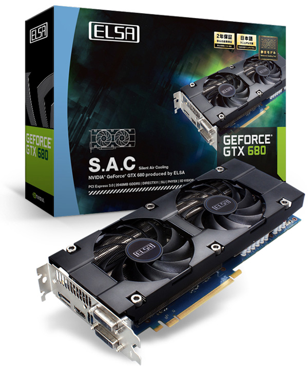 ELSA GeForce GTX 680 S.A.C. ELSA GeForce GTX 680 S.A.C.