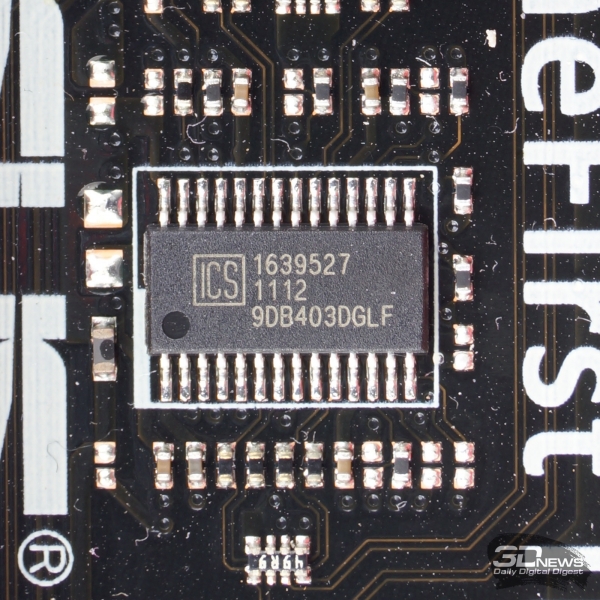 Таковый генератор PCI-e ICS 9DB403DGLF — обзор материнской платы ASUS Crosshair V Formula-Z 