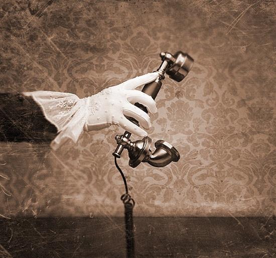 Victorian Retro Phone Handset 