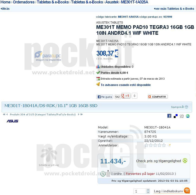 ASUS ME301T ASUS ME301T