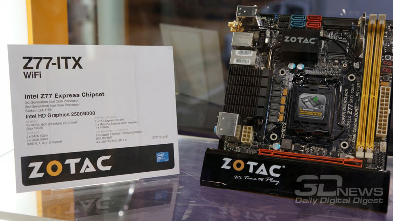  ZOTAC Z77-ITX WiFi 