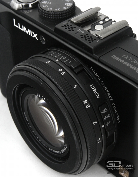  Panasonic Lumix DMC-LX7 — объектив 