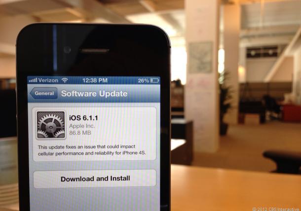  iOS 6.1.1 для iPhone 4S 