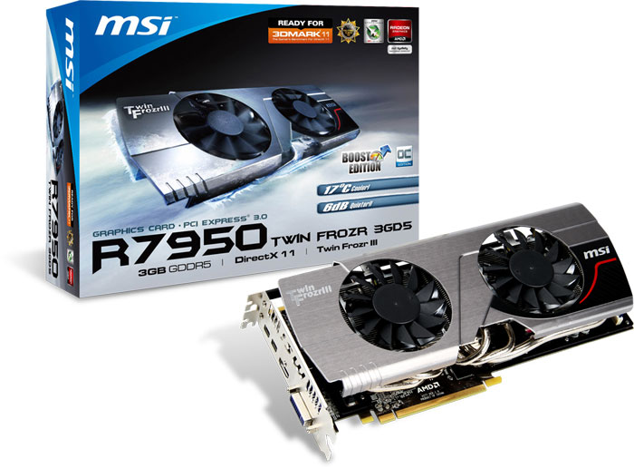 MSI R7950 TF 3GD5/OC BE MSI R7950 TF 3GD5/OC BE