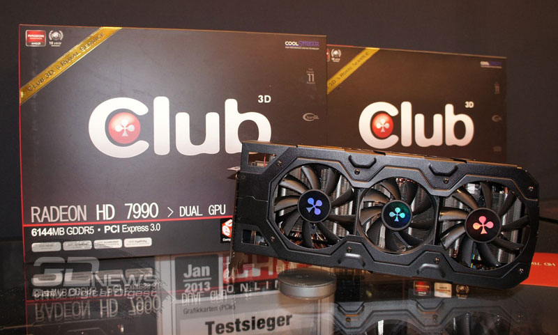  Club 3D Radeon HD 7990 