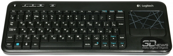  Раскладка клавиш клавиатуры Logitech K400 