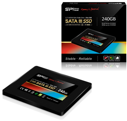 Silicon Power Slim S55 SSD Silicon Power Slim S55 SSD