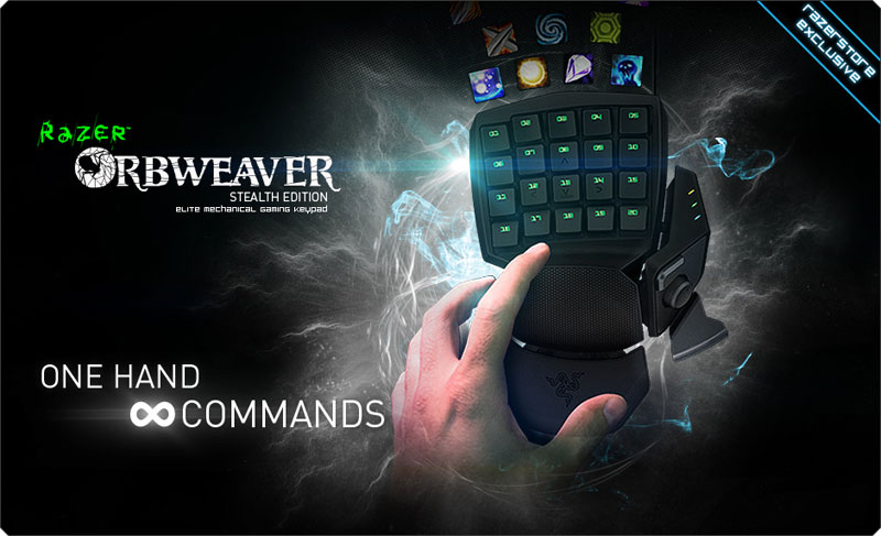 Razer Orbweaver Stealth Edition Razer Orbweaver Stealth Edition
