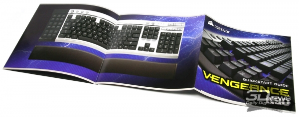 Комплект поставки клавиатуры Corsair Vengeance K90 