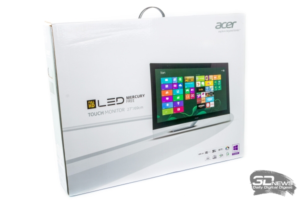  Acer T272HL — упаковка 