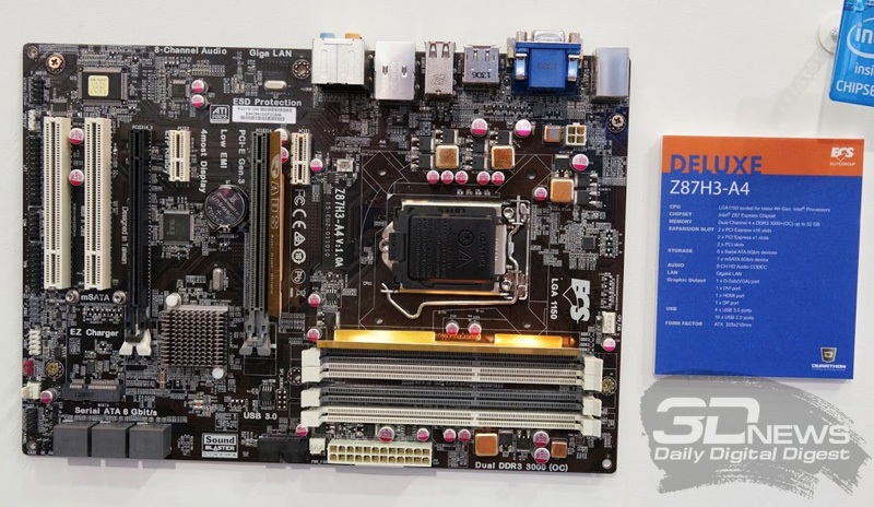 ECS Deluxe Series Z87H3-A4 ECS Deluxe Series Z87H3-A4