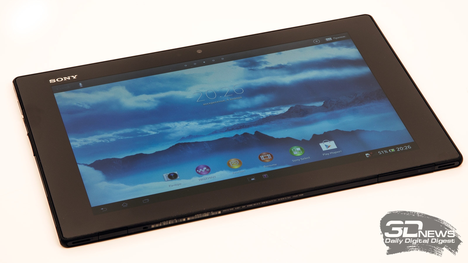 Обзор Sony Xperia Tablet Z: The Real Slim Shady / Планшеты