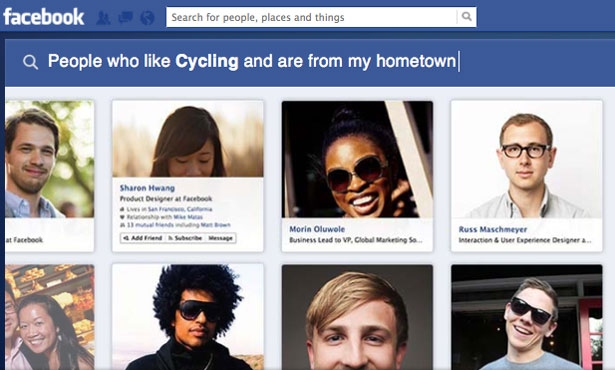 Facebook запустила систему поиска Graph Search