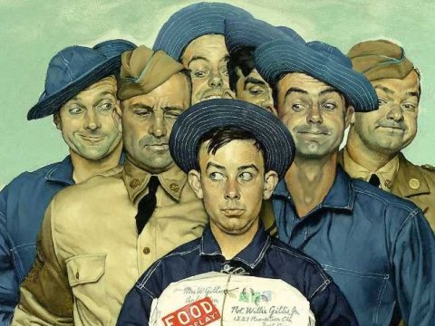 «Willie Gillis: Package from Home» Нормана Роквелла (Norman Rockwell)