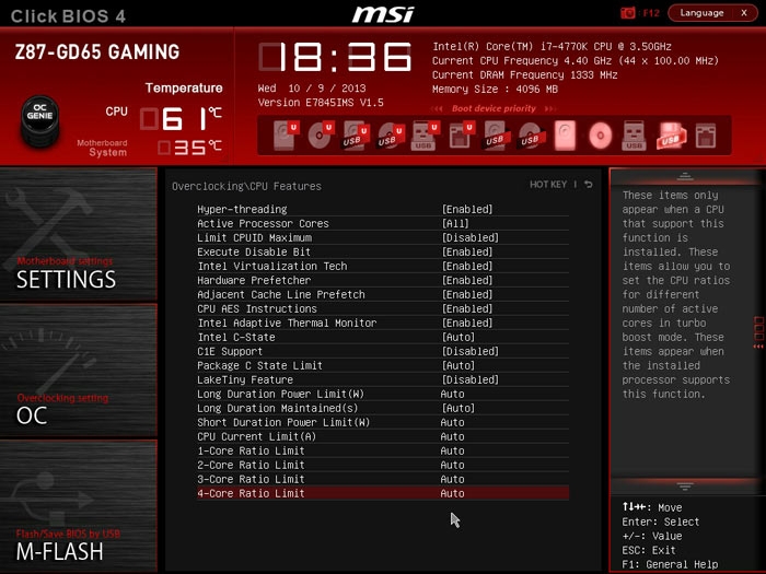  MSI Z87-GD65 CPU 1 