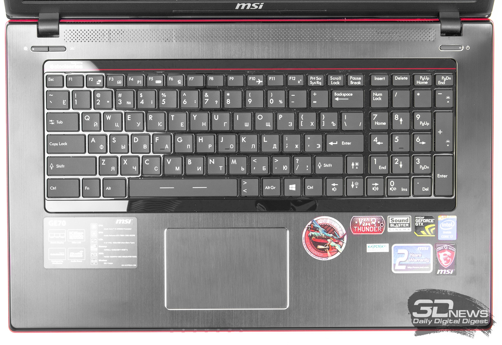 Ноутбук Msi Ge70 2pe 002ru