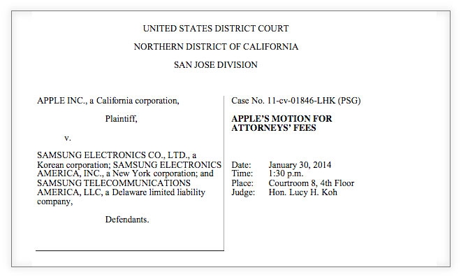 Apple потратила $60 млн на судебный процесс с Samsung 