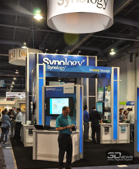 CES 2014 фоторепортаж со стенда Synology