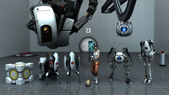 С кем можно поиграть в portal 2