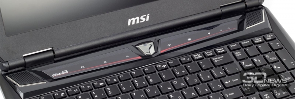  MSI GT60 2PC Dominator: multimedia buttons 