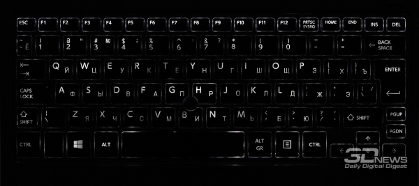  Toshiba Portege Z30-A-M5S: keyboard backlight 