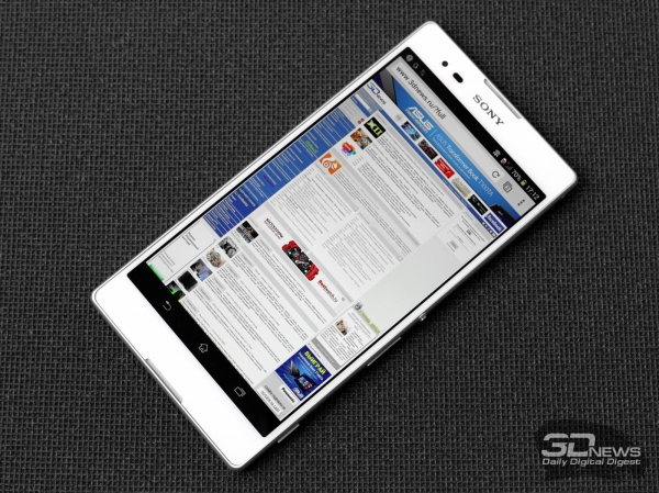  Sony Xperia T2 Ultra Dual: front view 