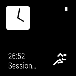  LG G Watch: standby screen 